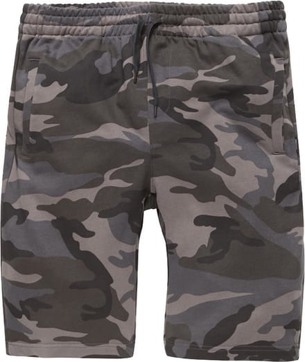 Vintage Industries kurze Sweat-Hose Greytown Shorts Dark Camo-L