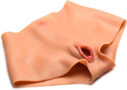 Slipje Siliconen Vagina + Kont - Medium