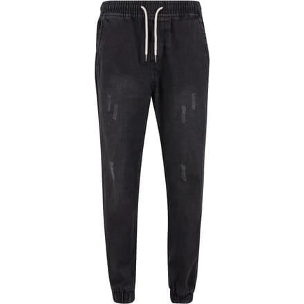 Urban Classics Jogg Denim Jeans zwart L Katoen -