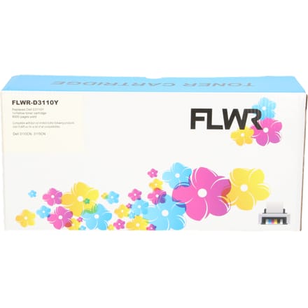 FLWR - Toners / Dell 3110 / geel / Geschikt voor Dell