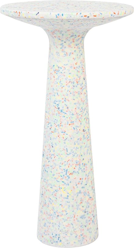 Zuiver Victoria Bijzettafel Rond 30 cm Gerecycled Plastic - Multi colour