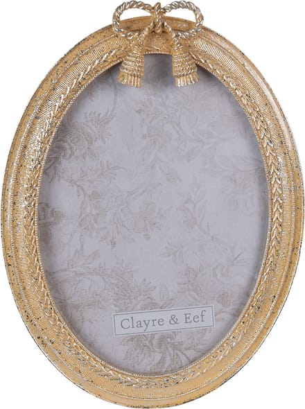 Clayre & Eef Fotolijst 13x18 cm Goudkleurig Polyresin