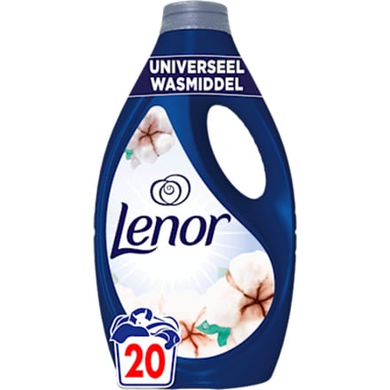 Lenor Vloeibaar Wasmiddel Katoen Fris 20 Wasbeurten 900 ml