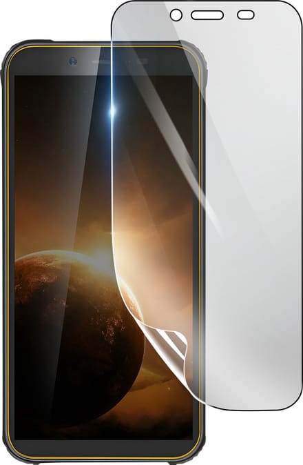 3mk, Geschikt voor Blackview BV5500 Plus, Schokbestendige Hydrogel Screenprotector, Transparant