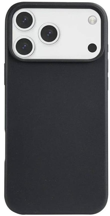 Mobiq - Flexibel Eco Hoesje geschikt voor iPhone 17 Pro Max - zwart