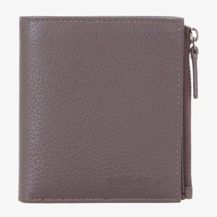 VALENTINO Leren Portemonnee Sodaro Wallet Moro Donkerbruin