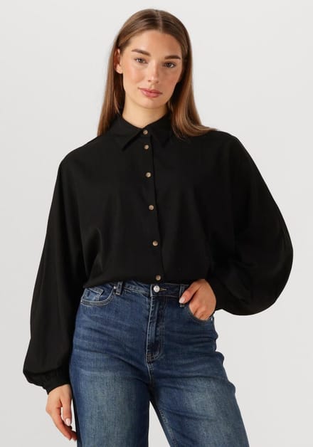 AMAYA Amsterdam Louise Blouse Black Taglia: M | Maglie a manica lunga Outlet | Donna | Nero