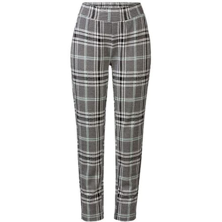 ESMARA Dames broek (Geruit, XS (32/34))