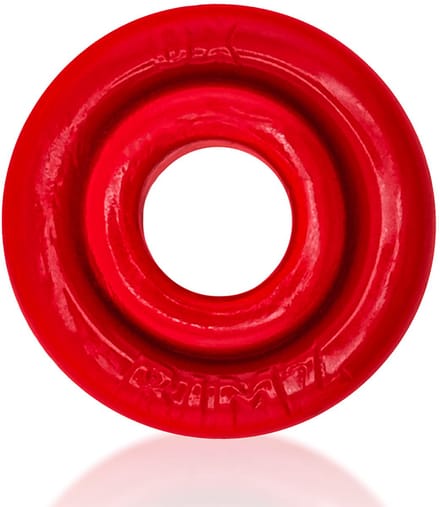 Oxballs - Rimz Softlips - Siliconen/TPR Cockring - Rood