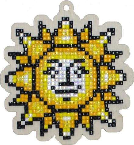 Wizardi Wood Charms Sun