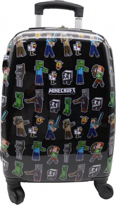 Minecraft | Harde Koffer / Kinder Koffer / Handbagage - Klein - Bedrukt / Small