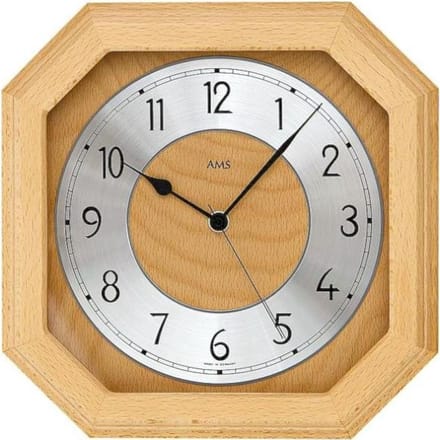 Wandklok radiogestuurd AMS - 5864-18