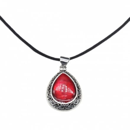 Ketting-Rood-45 cm- Charme Bijoux