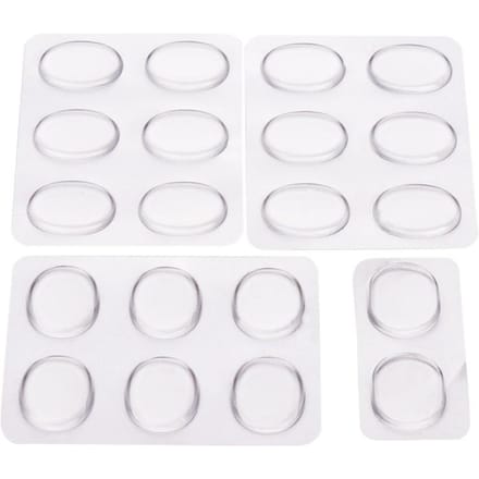 20 stuks Drum Demppads Set Dempers Demper voor Percussie Instrument Accessoires Transparant 20pcs transparant