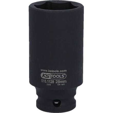 KS Tools 5151128 515.1128 Zeskant Kracht-dopsleutelinzet 28 mm 28 mm 1/2 (12,5 mm)
