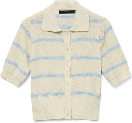 VERO MODA - VMCHERRY 2/4 POLONECK PULLOVER GA - Dames - Gebreide truien