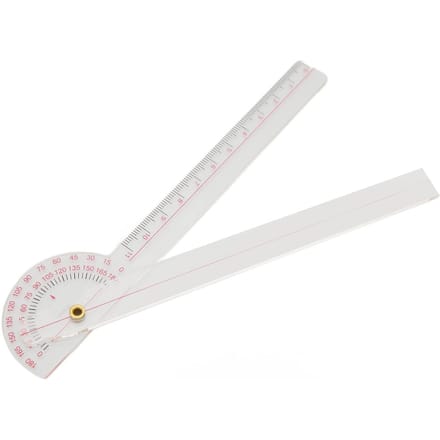 Gezamenlijke Goniometer 360 Graden Nauwkeurige Meting Spinale Curvatuur Goniometer Tool voor Knie Elleboog white