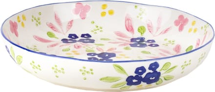 Kitsch Kitchen pasta bord Mercado de Flores blauw