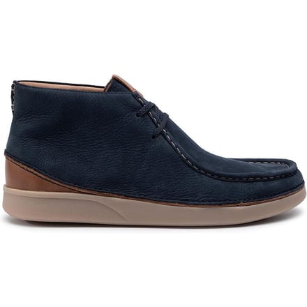 Clarks Oakland Mid Heren Blauw Laarzen