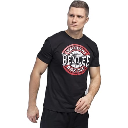 Benlee Shirt - Maat M  - Mannen - zwart/rood/wit