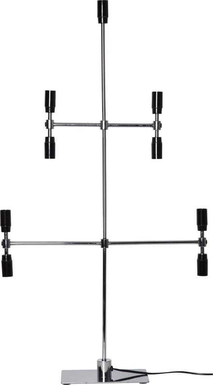Star Trading kandelaar 'Twice', 5-armig, 9-vlam, chroom, 91cm