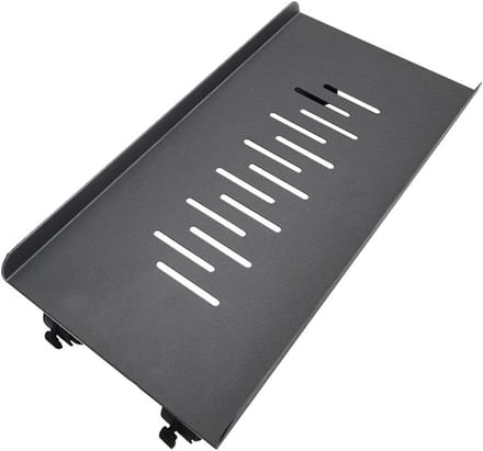 PC Tower Standaard - Computer Onderstel - Vloer Plaatsing - Met Wielen - 44x22cm - Zwart