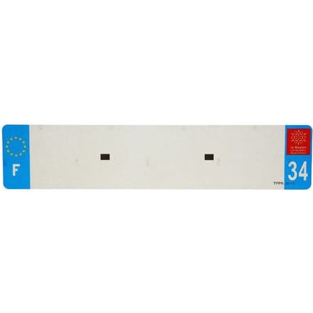 Nummerplaatstrip voor pvc Top Plaq 34