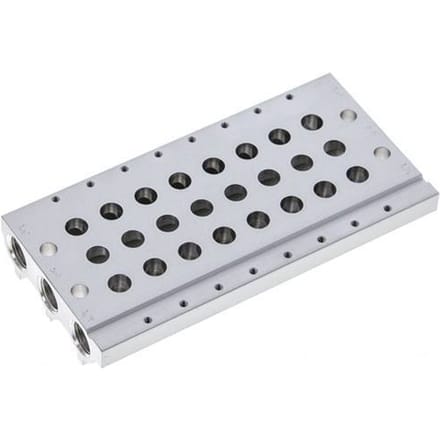 G1/8'' Manifold 8-Stations Festo 566564 VABM-L1-10S-G18-8