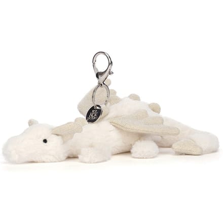Jellycat bag charm Snow Dragon