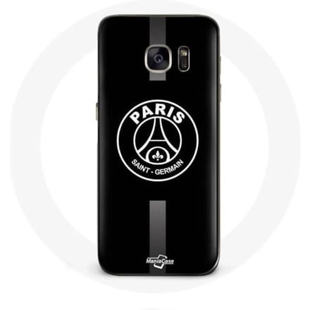 Coque - PSG - Samsung Galaxy S6 - Logo Jordan - Souple - Sportif - Gris/Noir gris