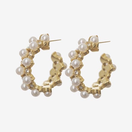 Essenza Pearls Earrings Gold