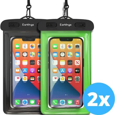 Waterdichte telefoonhoesjes Set van 2 stuks