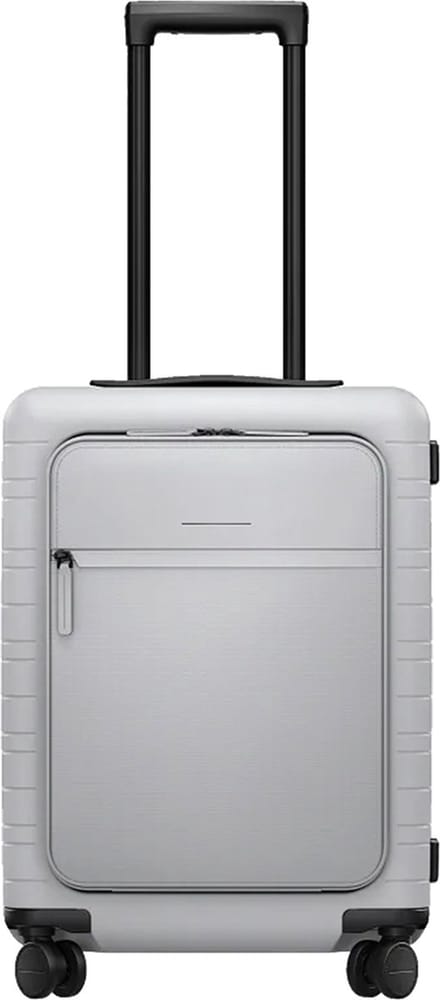 Horizn Studios met laptopvak Essential M5 Cabin Trolley Light Quartz Grey Lichtgrijs 55cm
