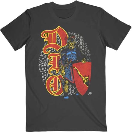 Dio - Skull Warrior Heren T-shirt - L - Zwart