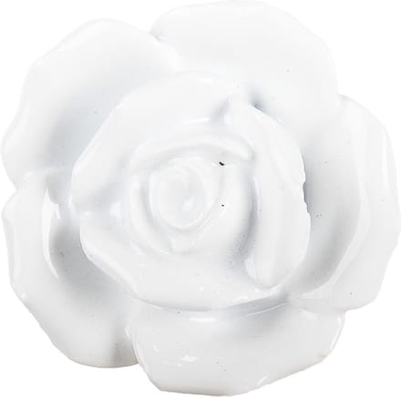 Clayre & Eef Deurknop Ø 4 cm Wit Keramiek