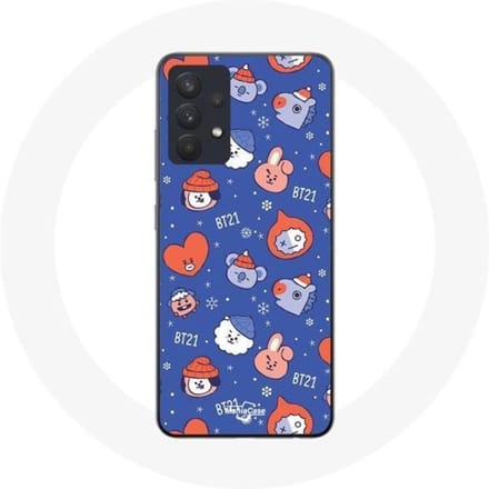 Coque pour Samsung Galaxy A13 5G BTS Bangtan Sonyeondan BT21 Noël 2023