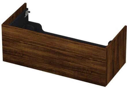 INK - Onderkast 1 Lade Push 2 Open Bestaande Uit - 1000x450x376 Mm - Koper Eiken