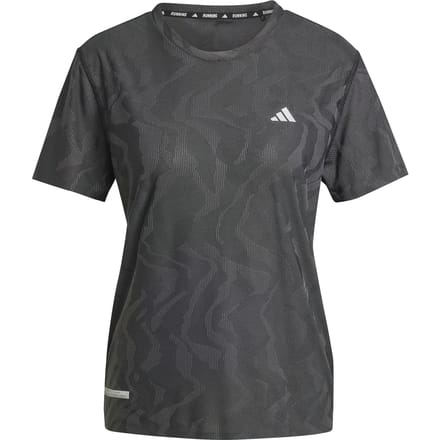 adidas Performance Ultimate HEAT.RDY Engineered Running T-shirt - Dames - Zwart- XS