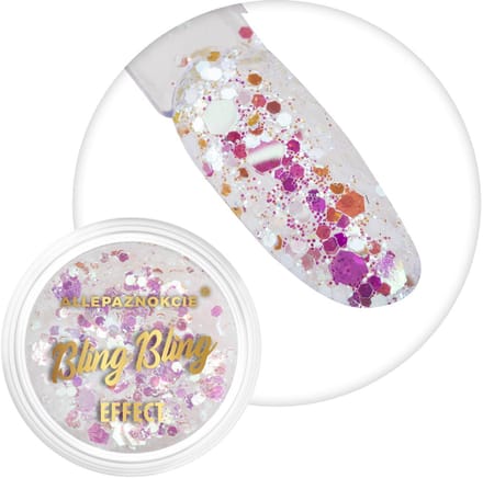 Allepaznokcie Bling Bling Effect - Kleurpoeder - 1g - Nr 03