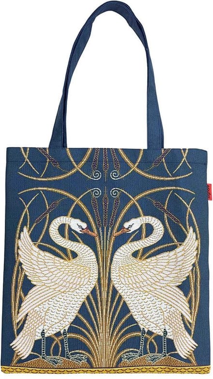 Boodschappentas - Flat bag - Swan - Zwaan - Zwanen - Walter Crane
