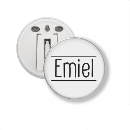 Button Met Clip 58 MM - Emiel