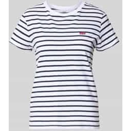 regular fit T-shirt van puur katoen