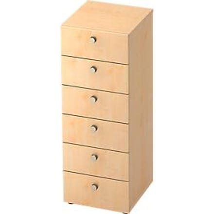 TOPAS LINE ladekast, 3 OH, B 400 mm, ahorn decor/mapeldoorn decor