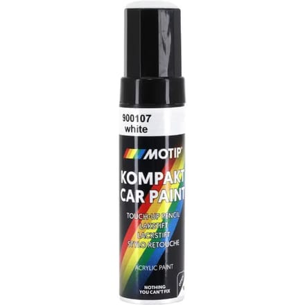 Motip 900107 - Auto lakstift - Wit - 12 ml
