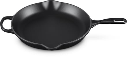 Le Creuset Skillet Hoog in Geëmailleerd Gietijzer 30 cm Mat Zwart