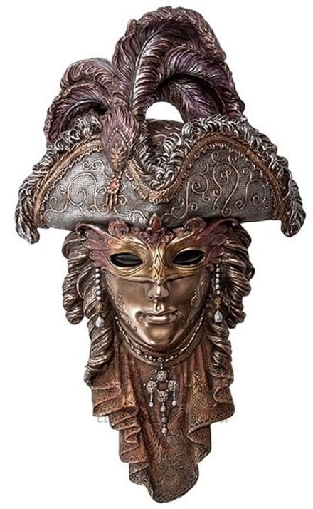 Veronese Design Venetiaans Masker Piraat