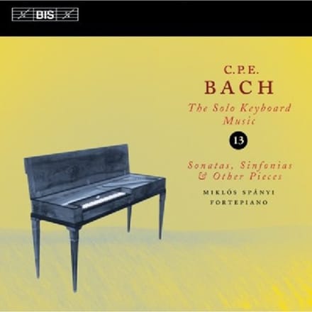 Miklós Spányi - C.P.E. Bach: Solo Keyboard Music, Vol.13 (CD)