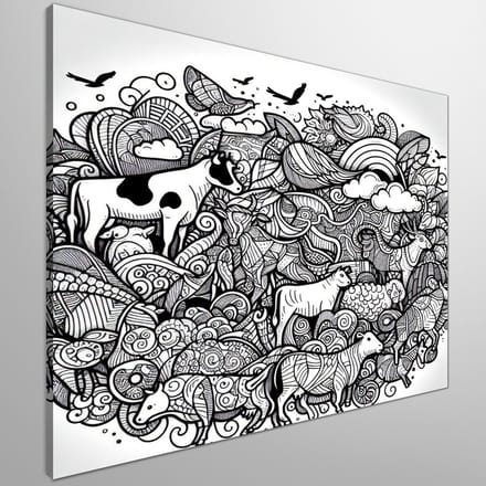 Kunstprint | Wanddecoratie | Canvas | 60 × 60 cm