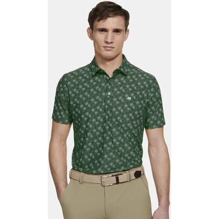 Meyer Polo Phil Active High Performance Jersey Lomellina Repreve Groen / male