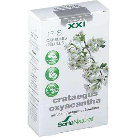 Soria 17-S Crataegus Oxyacantha XXI Meidoorn 300mg 30 Capsules